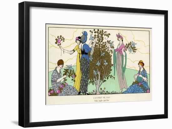 Flower Arranging 1914-Francisco Javier Gose-Framed Art Print