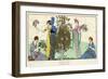 Flower Arranging 1914-Francisco Javier Gose-Framed Art Print