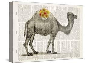 Flower Back Camel-Christopher James-Stretched Canvas