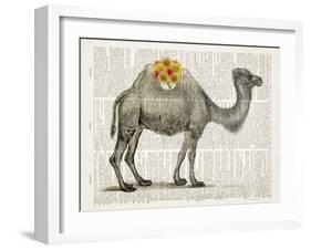 Flower Back Camel-Christopher James-Framed Art Print