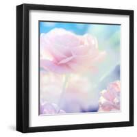 Flower Background-Timofeeva Maria-Framed Art Print