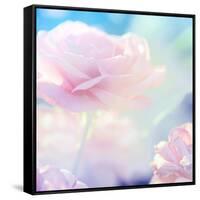 Flower Background-Timofeeva Maria-Framed Stretched Canvas