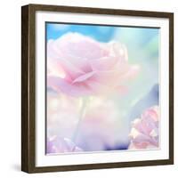 Flower Background-Timofeeva Maria-Framed Art Print