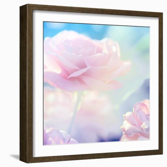 Flower Background-Timofeeva Maria-Framed Art Print