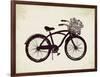 Flower Basket Bike-Evangeline Taylor-Framed Art Print