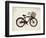 Flower Basket Bike-Evangeline Taylor-Framed Art Print