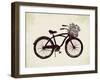 Flower Basket Bike-Evangeline Taylor-Framed Art Print