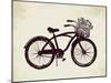 Flower Basket Bike-Evangeline Taylor-Mounted Art Print