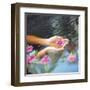 Flower Bath-null-Framed Art Print