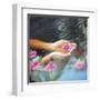 Flower Bath-null-Framed Art Print