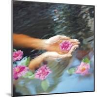 Flower Bath-null-Mounted Art Print