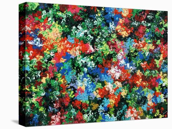 Flower Bed-Sydney Edmunds-Stretched Canvas