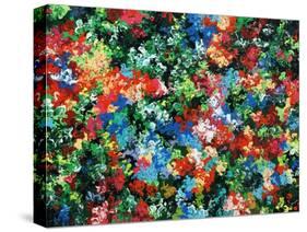 Flower Bed-Sydney Edmunds-Stretched Canvas