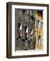 Flower Bedecked Shuttered Windows, Rue Sainte-Claire, Annecy, Rhone Alpes, France, Europe-Richardson Peter-Framed Photographic Print