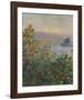 Flower Beds at Vetheuil, 1881-Claude Monet-Framed Art Print