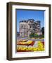 Flower Beds in Front of Porta Nigra in Trier-Richard Klune-Framed Photographic Print