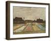 Flower Beds In Holland Bulb Fields-Vincent Van Gogh-Framed Giclee Print
