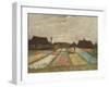 Flower Beds In Holland Bulb Fields-Vincent Van Gogh-Framed Giclee Print