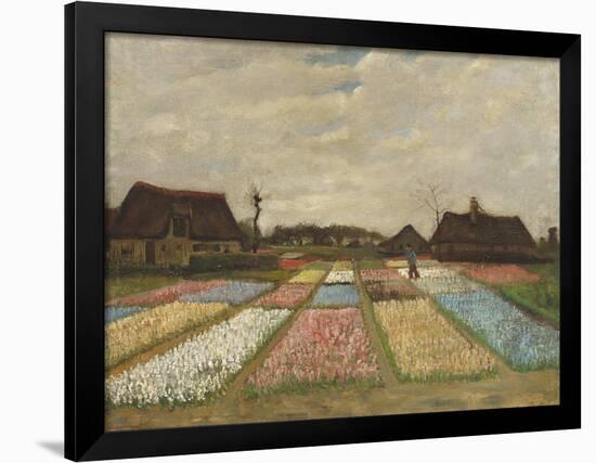 Flower Beds in Holland, C.1883-Vincent van Gogh-Framed Giclee Print