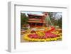 Flower Beds in Jingshan Park, Coal Hill, Beijing, China-null-Framed Art Print