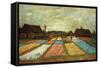 Flower Beds of Holland-Vincent van Gogh-Framed Stretched Canvas