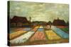 Flower Beds of Holland-Vincent van Gogh-Stretched Canvas