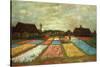 Flower Beds of Holland-Vincent van Gogh-Stretched Canvas