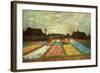 Flower Beds of Holland-Vincent van Gogh-Framed Art Print