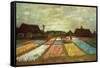 Flower Beds of Holland-Vincent van Gogh-Framed Stretched Canvas