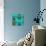 Flower Beetle Turquoise-Sharon Turner-Art Print displayed on a wall