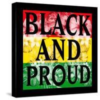 Flower Black and Proud-Marcus Prime-Stretched Canvas