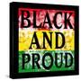 Flower Black and Proud-Marcus Prime-Stretched Canvas