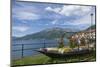 Flower Boat, Domaso, Lake Como, Italian Lakes, Lombardy, Italy, Europe-James Emmerson-Mounted Photographic Print