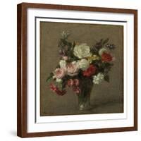 Flower Bouquet, 1900-Henri Fantin-Latour-Framed Giclee Print