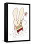 Flower Bunny-Carla Martell-Framed Stretched Canvas