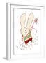 Flower Bunny-Carla Martell-Framed Giclee Print
