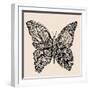 Flower Butterfly-RYGER-Framed Art Print