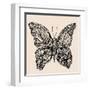 Flower Butterfly-RYGER-Framed Art Print