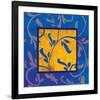 Flower Cerulea-Lillian Pasenar-Framed Art Print