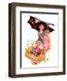 "Flower Children,"May 5, 1934-Ellen Pyle-Framed Giclee Print