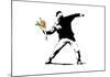 Flower Chucker-Banksy-Mounted Giclee Print