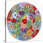 Flower Circle-Howie Green-Stretched Canvas