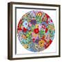 Flower Circle-Howie Green-Framed Giclee Print