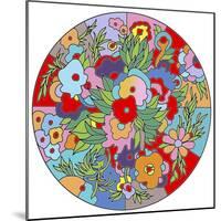 Flower Circle-Howie Green-Mounted Giclee Print