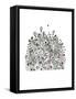 Flower City-Carla Martell-Framed Stretched Canvas