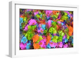 Flower collage-Tom Kelly-Framed Giclee Print