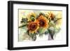 Flower Composition IV-Franz Heigl-Framed Art Print