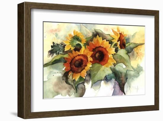 Flower Composition IV-Franz Heigl-Framed Art Print