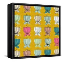 Flower Cups-Sharon Turner-Framed Stretched Canvas