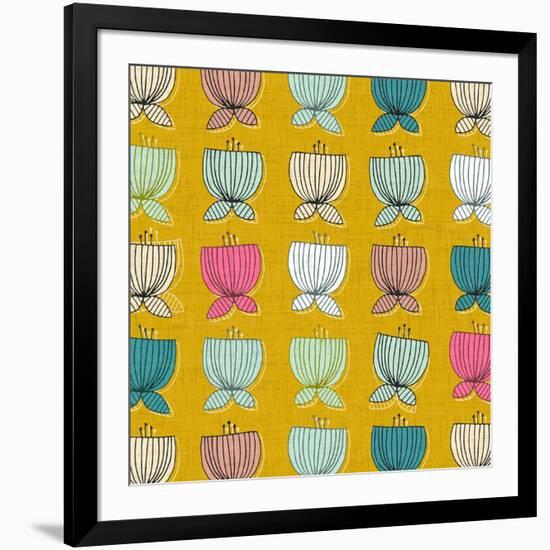 Flower Cups-Sharon Turner-Framed Art Print